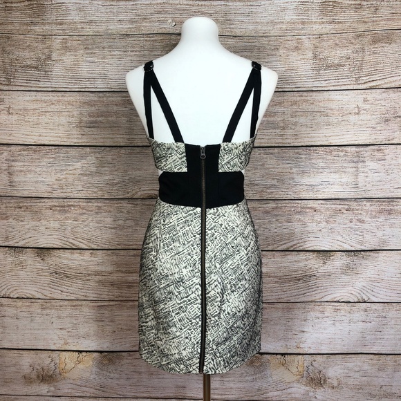 Rebecca Minkoff Grey Lori Cutout Ponte Dress - Picture 5 of 6